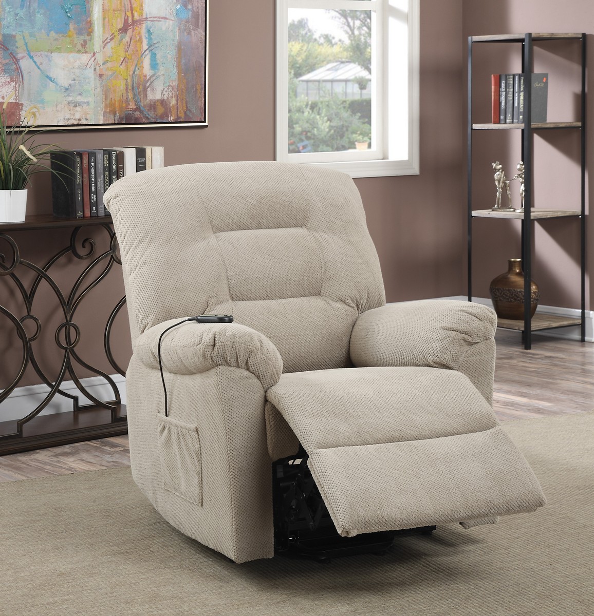 Coaster 600399 Power Lift Recliner - Taupe