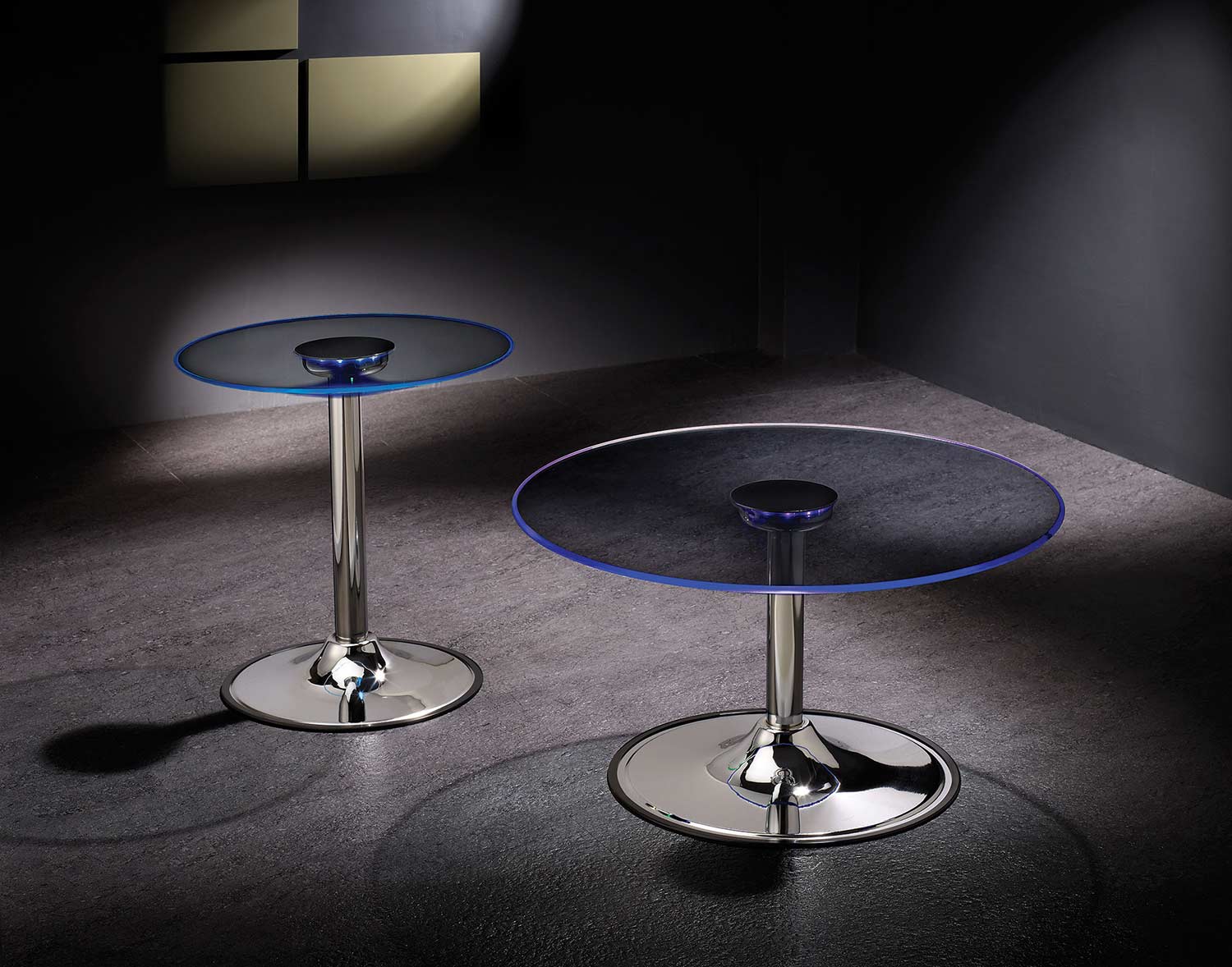 Coaster 701498 LED Occasional/Coffee Table Set - Chrome