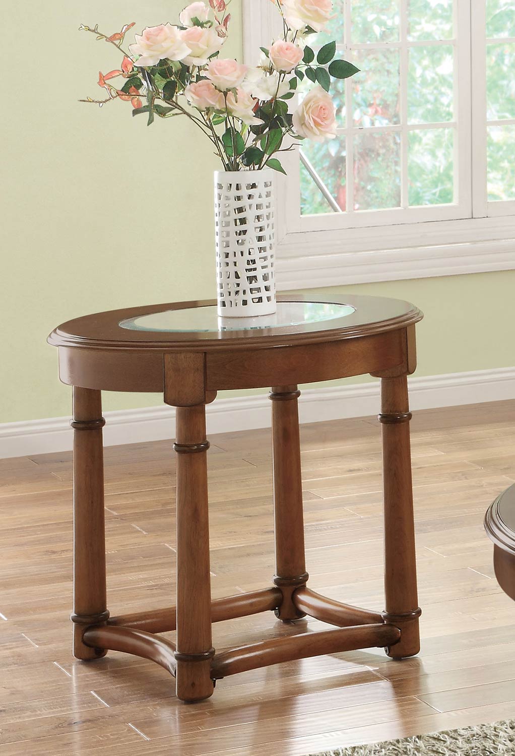 Coaster 702117 End Table - Cherry