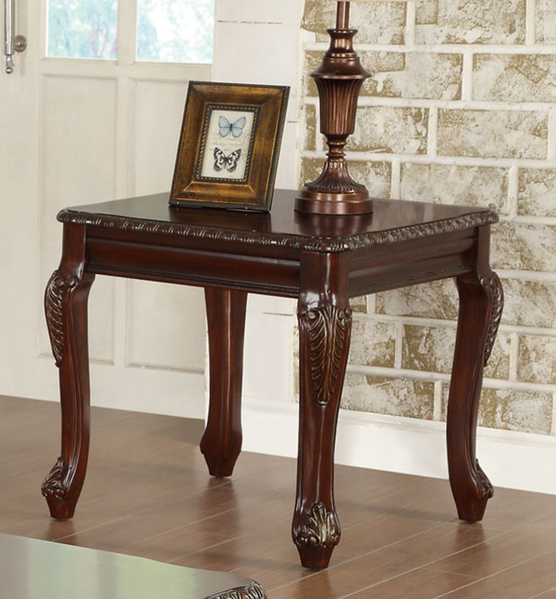 Coaster 702297 End Table - Cherry