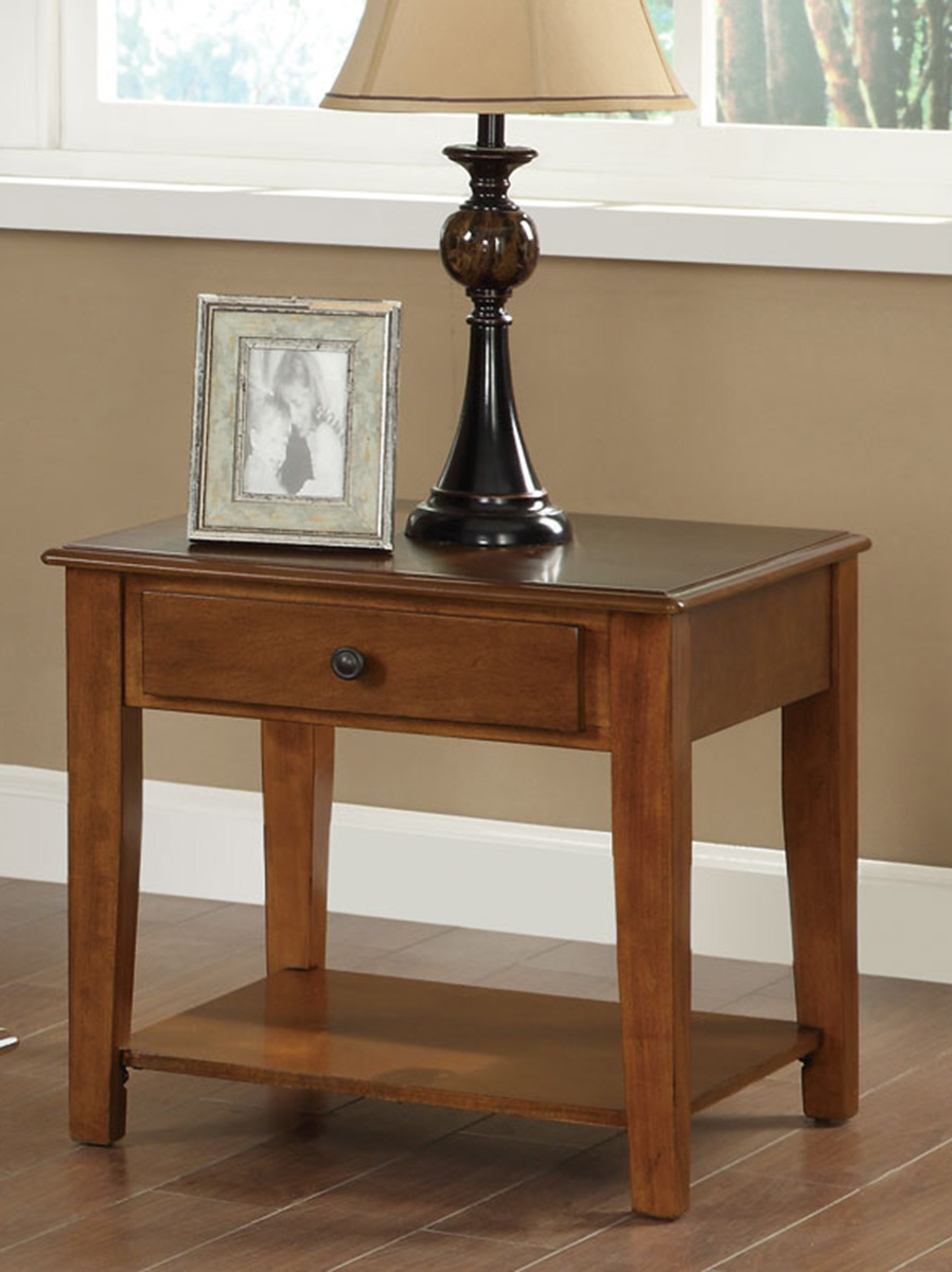 Coaster 702387 End Table - Cherry
