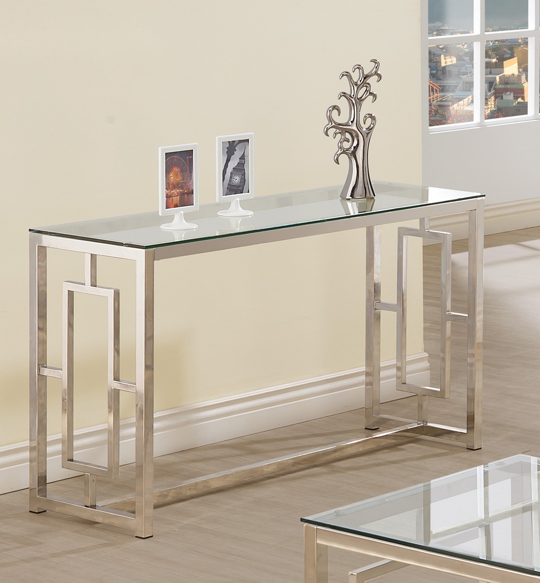 Coaster 703739 Sofa Table - Nickel