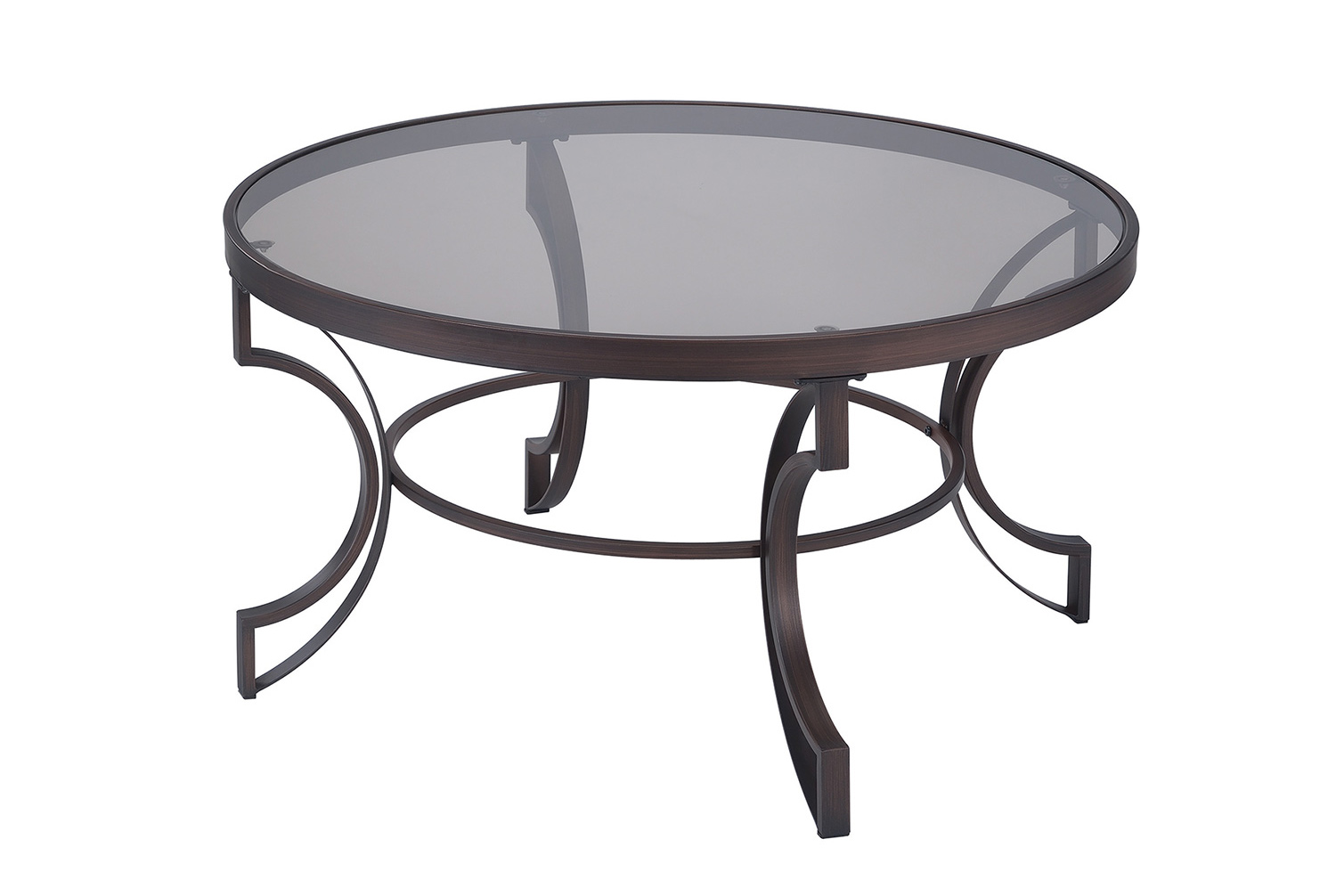 Coaster 704458 Coffee Table - Bronze/ Tempered Glass