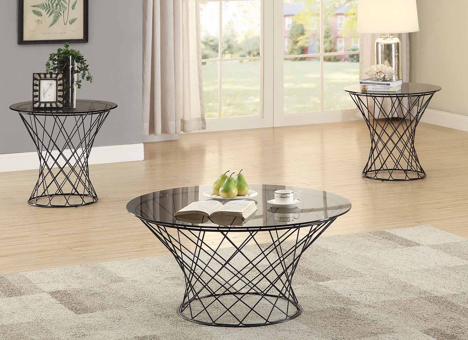 Coaster 705138 Occasional/Coffee Table Set - Black