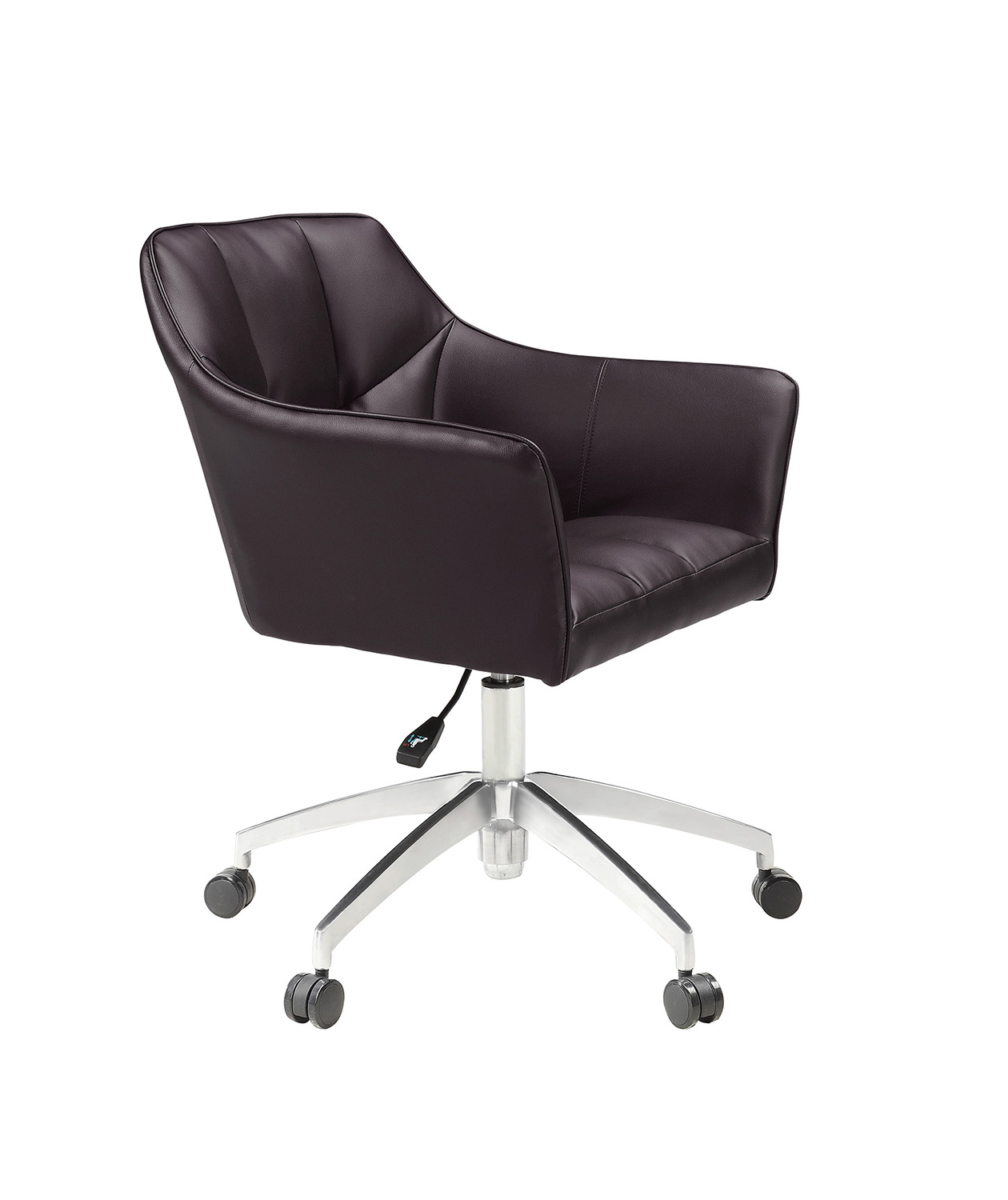 Coaster 801539 Office Chair - Brown/Aluminum