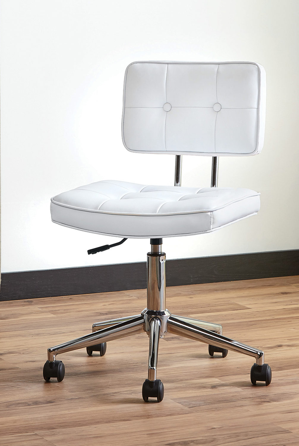 Coaster 802289 Office Chair - White/Chrome