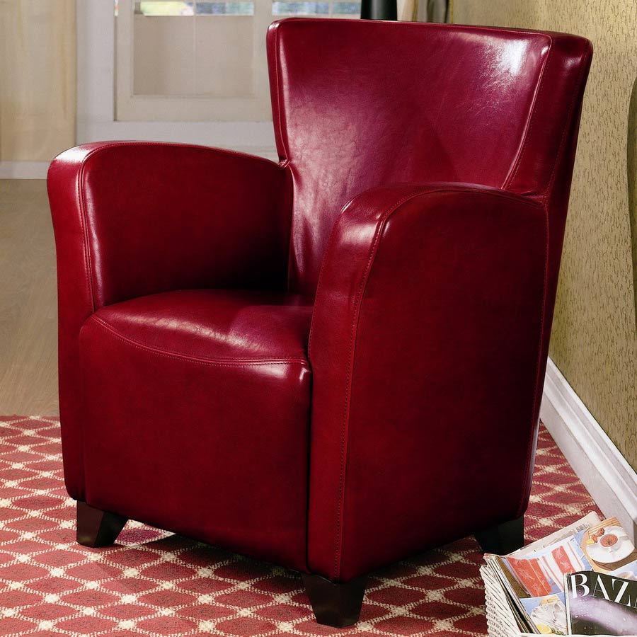 Coaster 900235 Vinyl Chair - Red