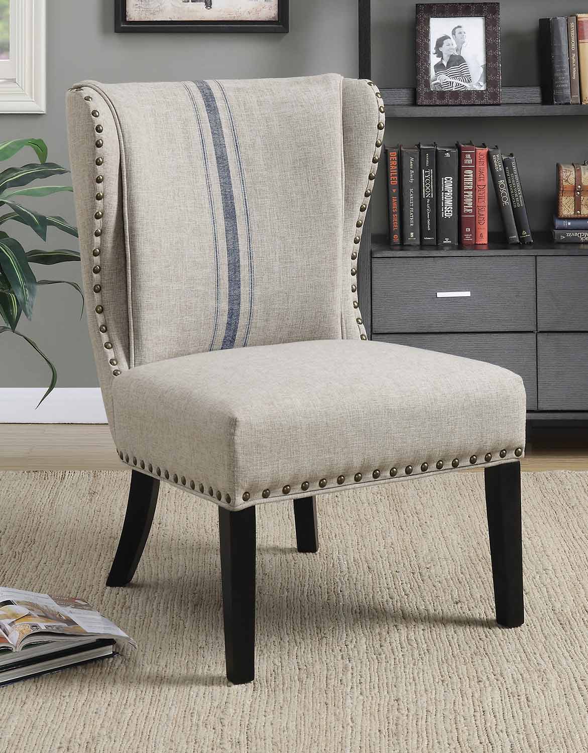 Coaster 902496 Accent Chair - Grey/Blue