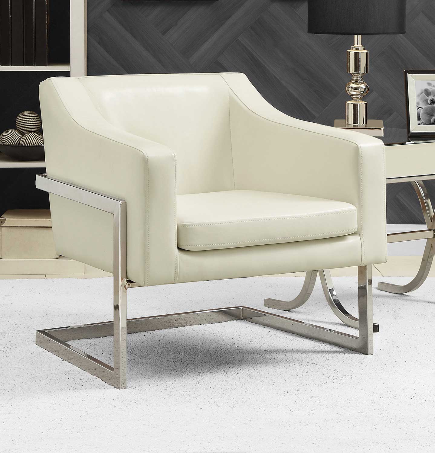 Coaster 902539 Accent Chair - White