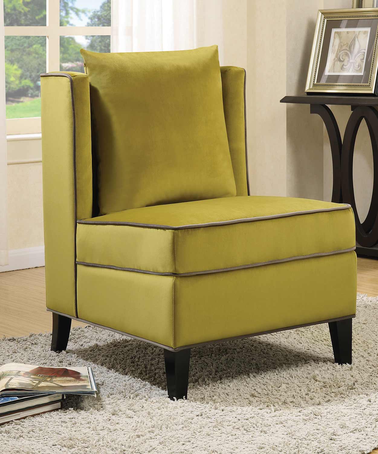 Coaster 902709 Accent Chair - Chartreuse