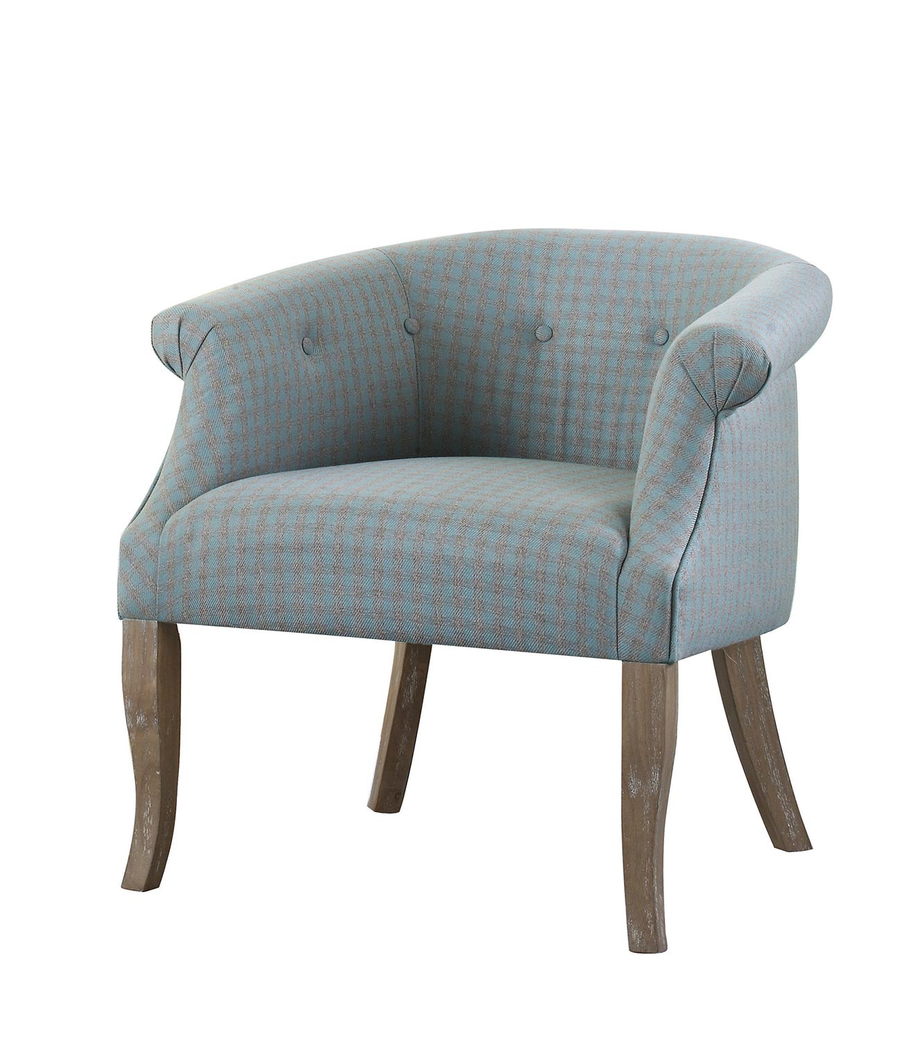 Coaster 903344 Accent Chair - Light Blue/Grey