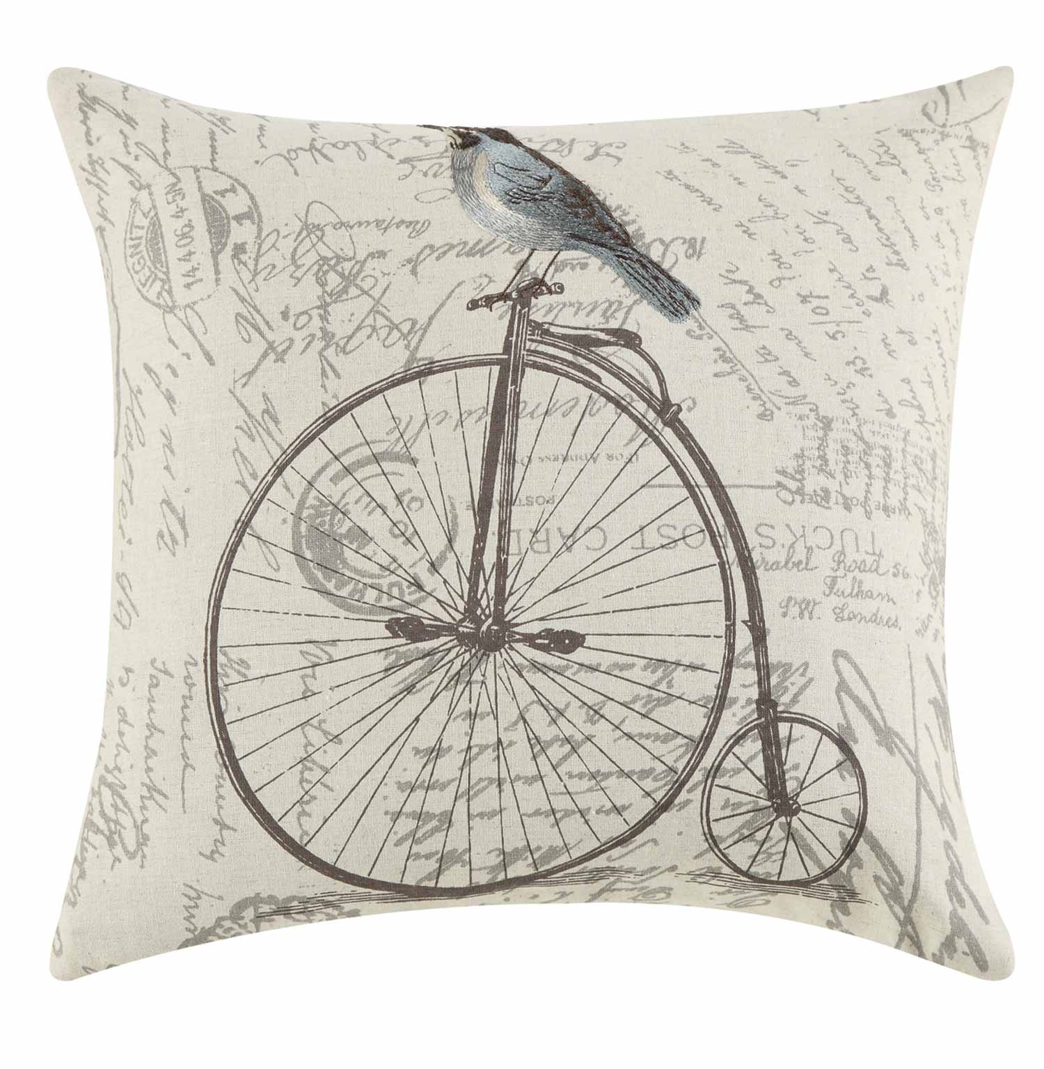 Coaster 905070 Bicycle & Bird Pillow