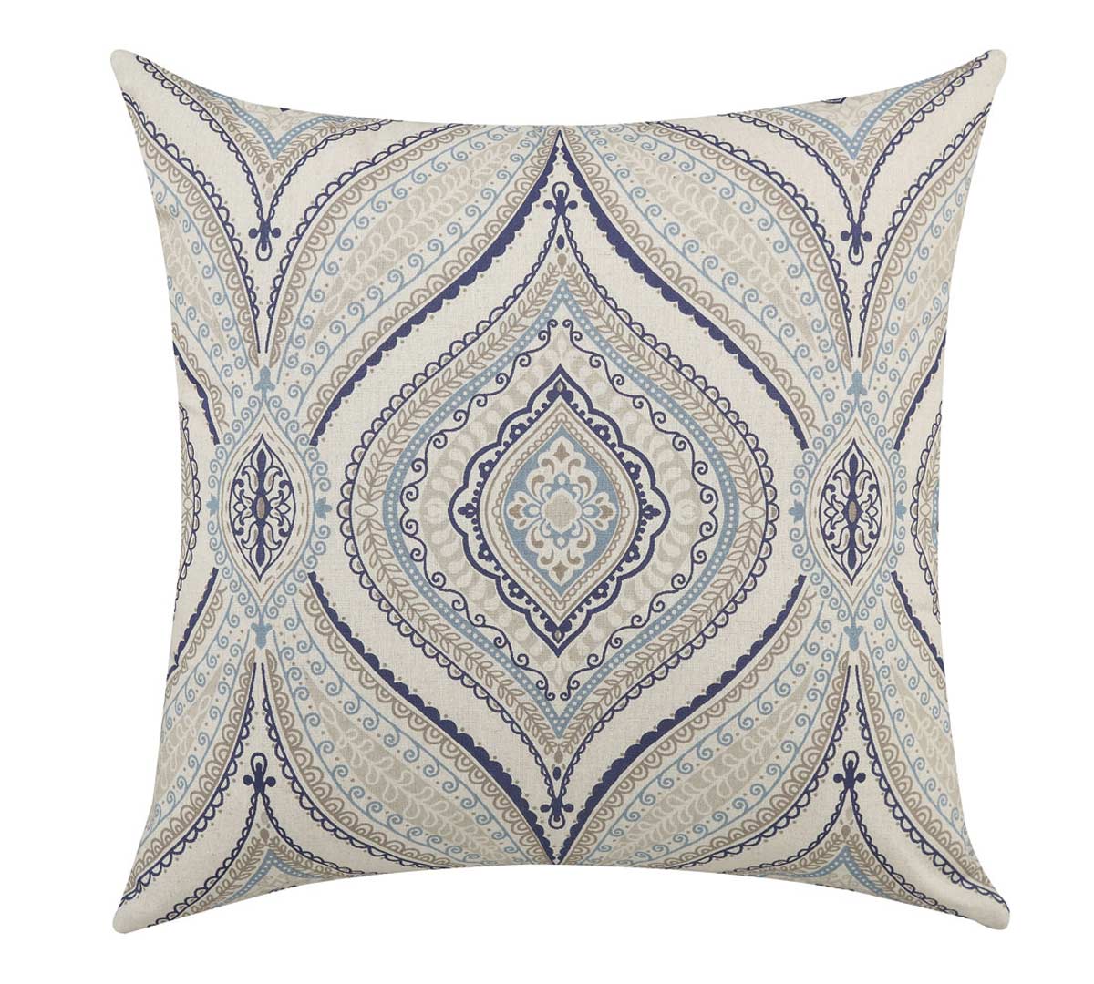 Coaster 905073 Accent Pillow - Off White, Blue, Grey