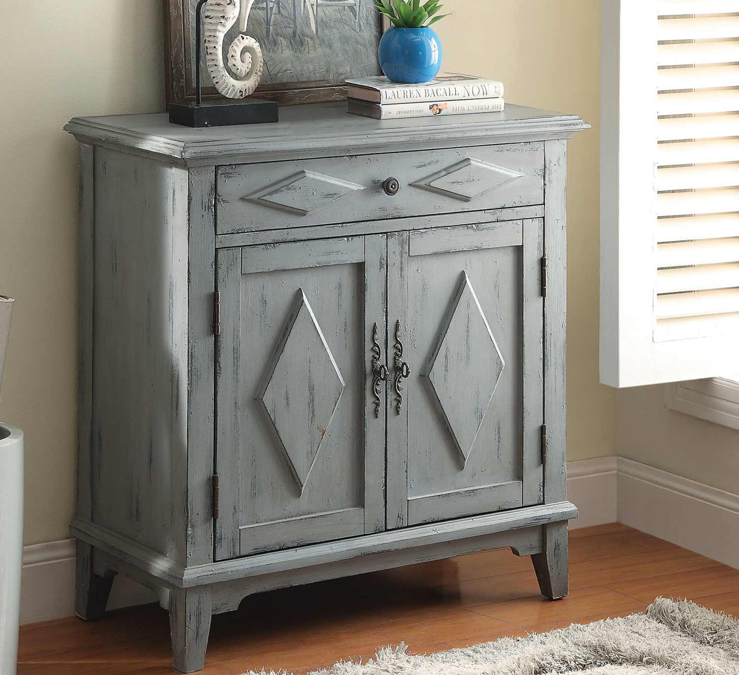 Coaster 950099 Accent Cabinet - Weathered Blue