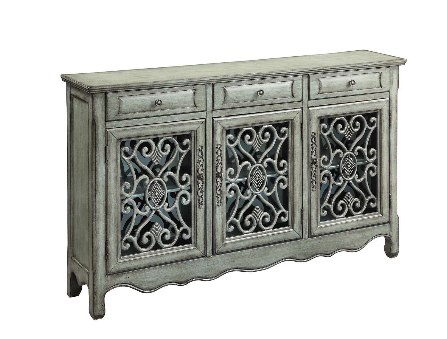 Coaster 950357 Accent Cabinet - Antique Green