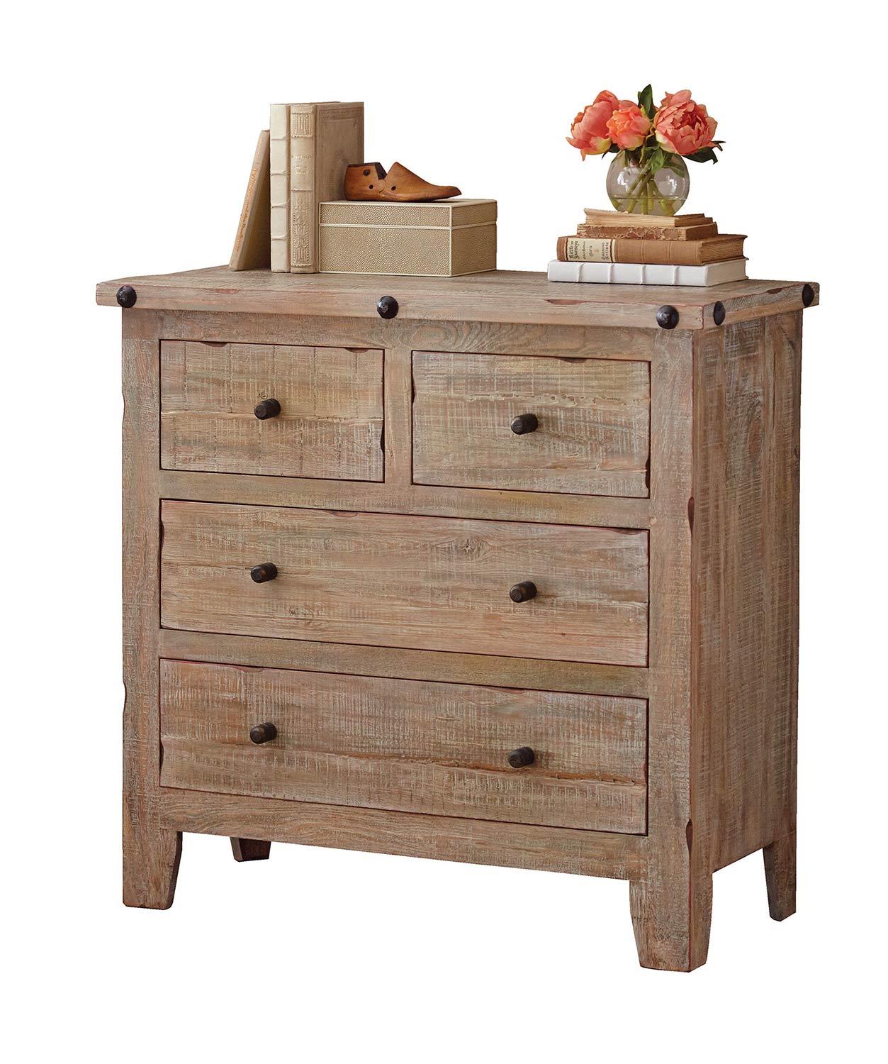 Coaster 950662 Accent Cabinet - Natural Rustic