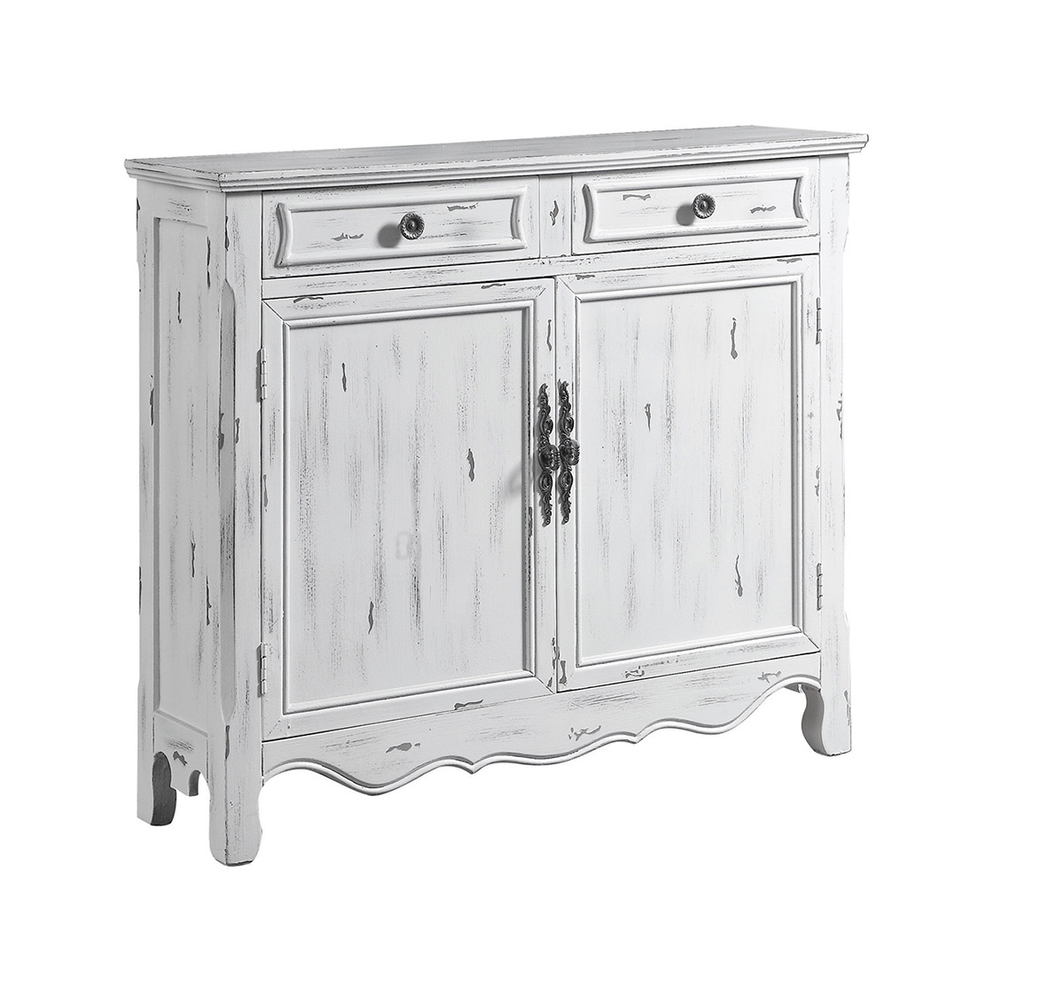 Coaster 950737 Accent Cabinet - Distressed White