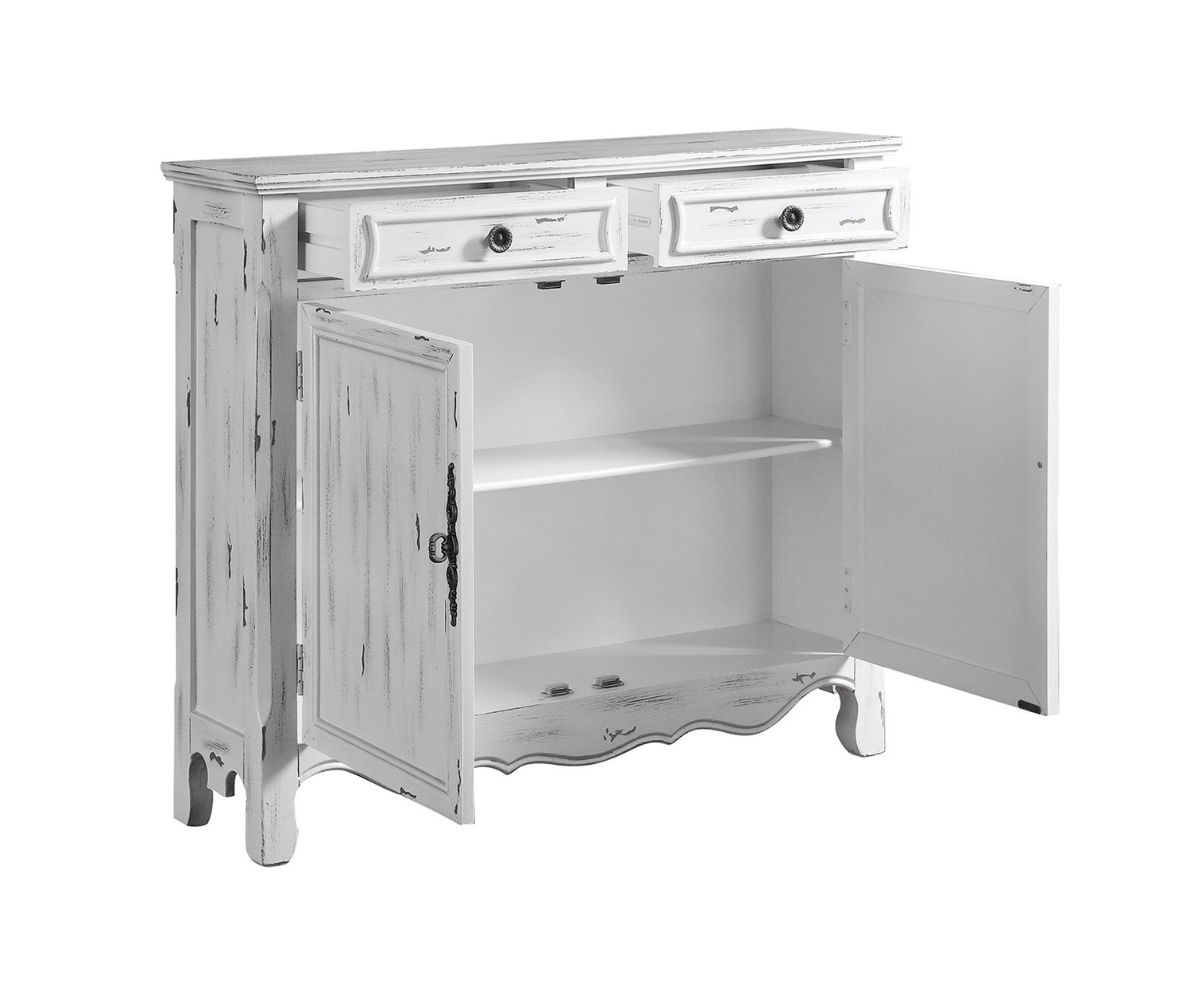 Coaster 950737 Accent Cabinet - Distressed White