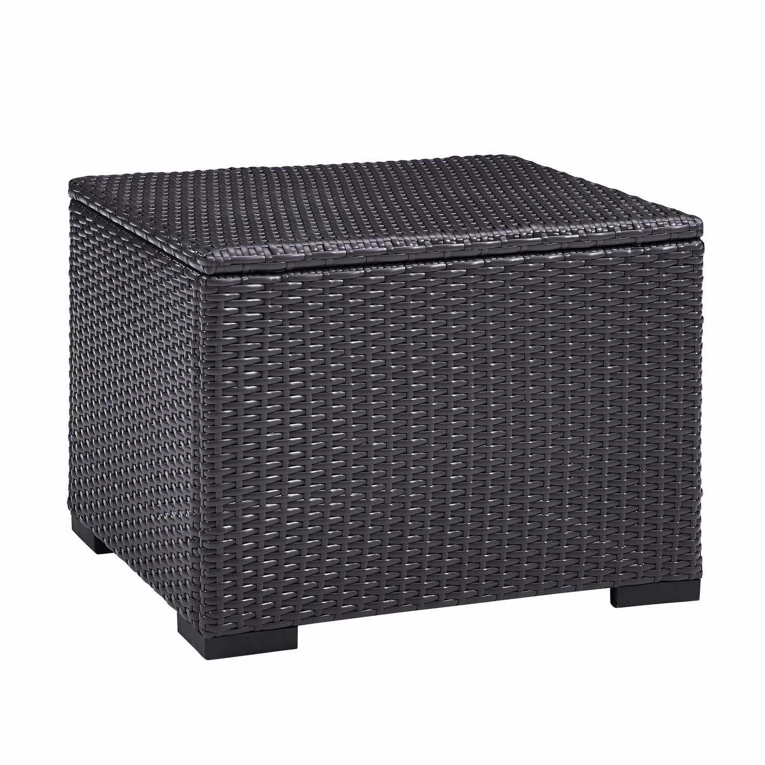 Crosley Biscayne Outdoor Wicker Coffee Table - Brown