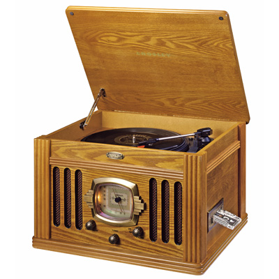 Crosley Grand Entertainment Center-Oak