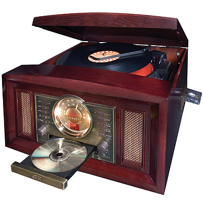 Crosley Arlington Stack-O-Matic-Cherry Record Changer