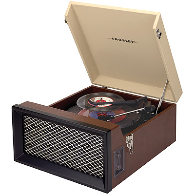 Crosley Varsity Stack-O-Matic-Brown-Tan Record Changer