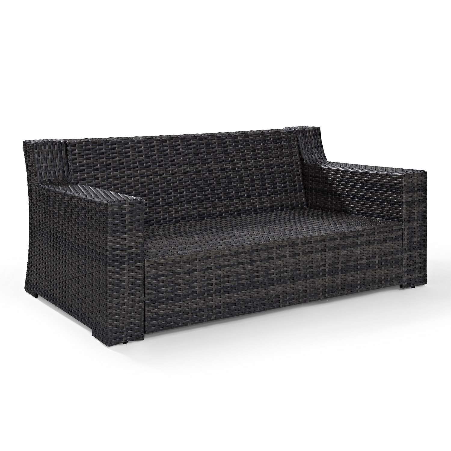 Crosley Beaufort Outdoor Wicker Loveseat - Mist/Brown