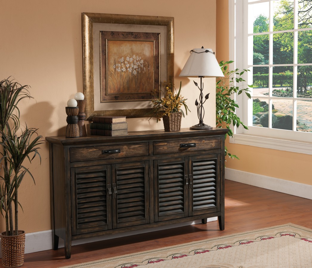 Coast to Coast 61664 Two Drawer Four Door Credenza