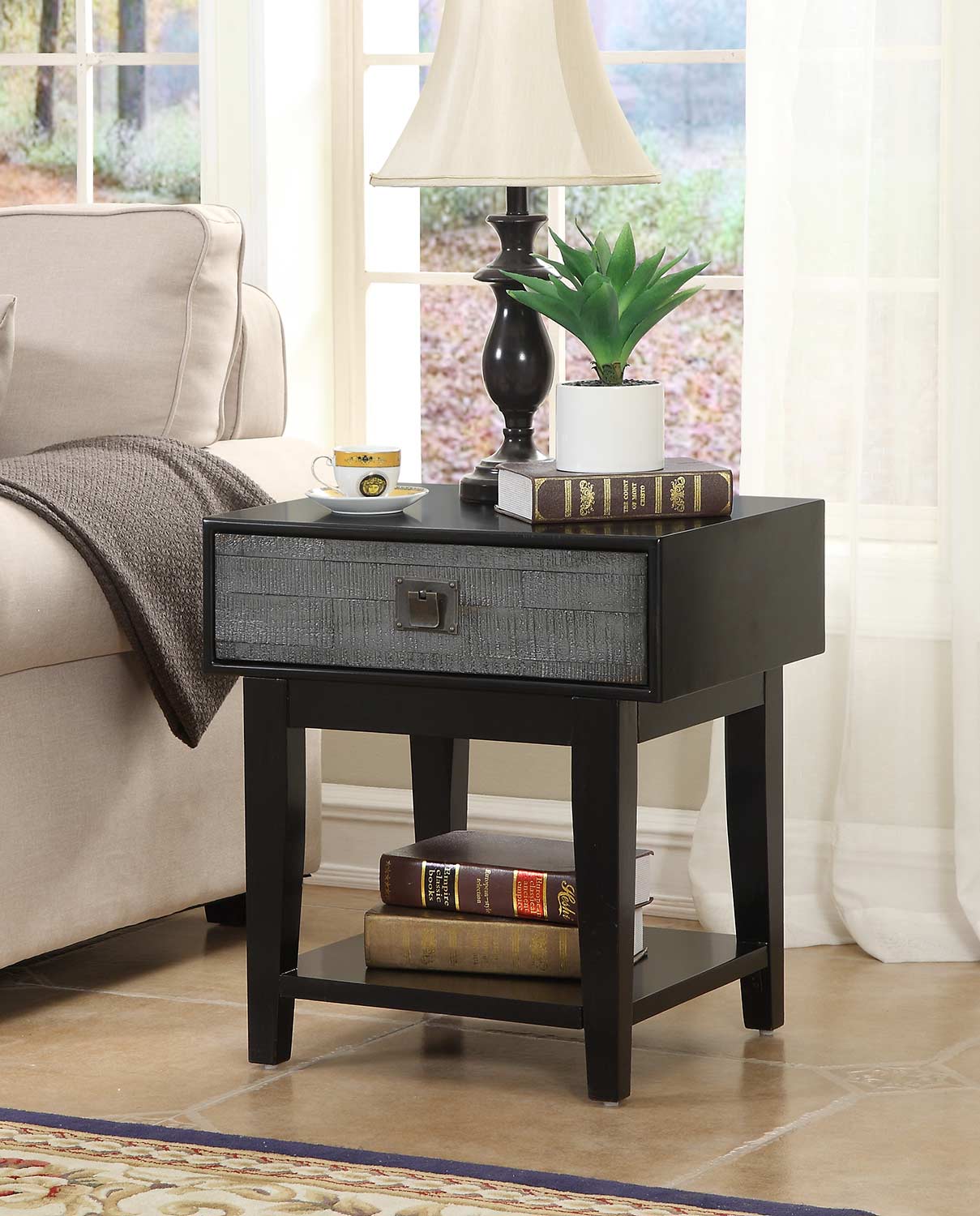 Coast to Coast 78654 One Drawer End Table