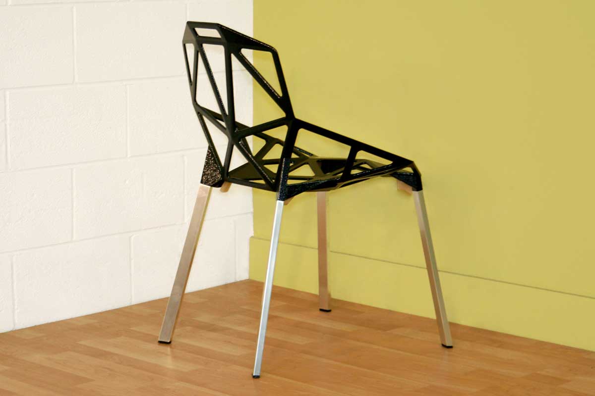 Wholesale Interiors Kaysa Black Accent Chair