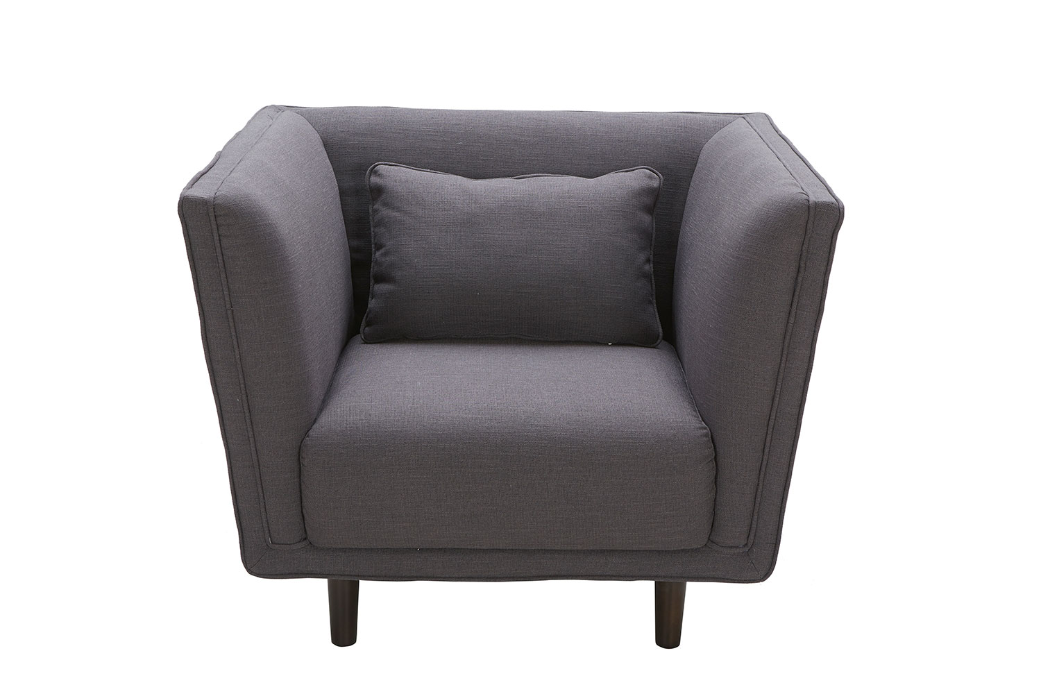 ELEMENTS Fine Home Furnishings Manhattan Fabric Standard Chair - Concrete