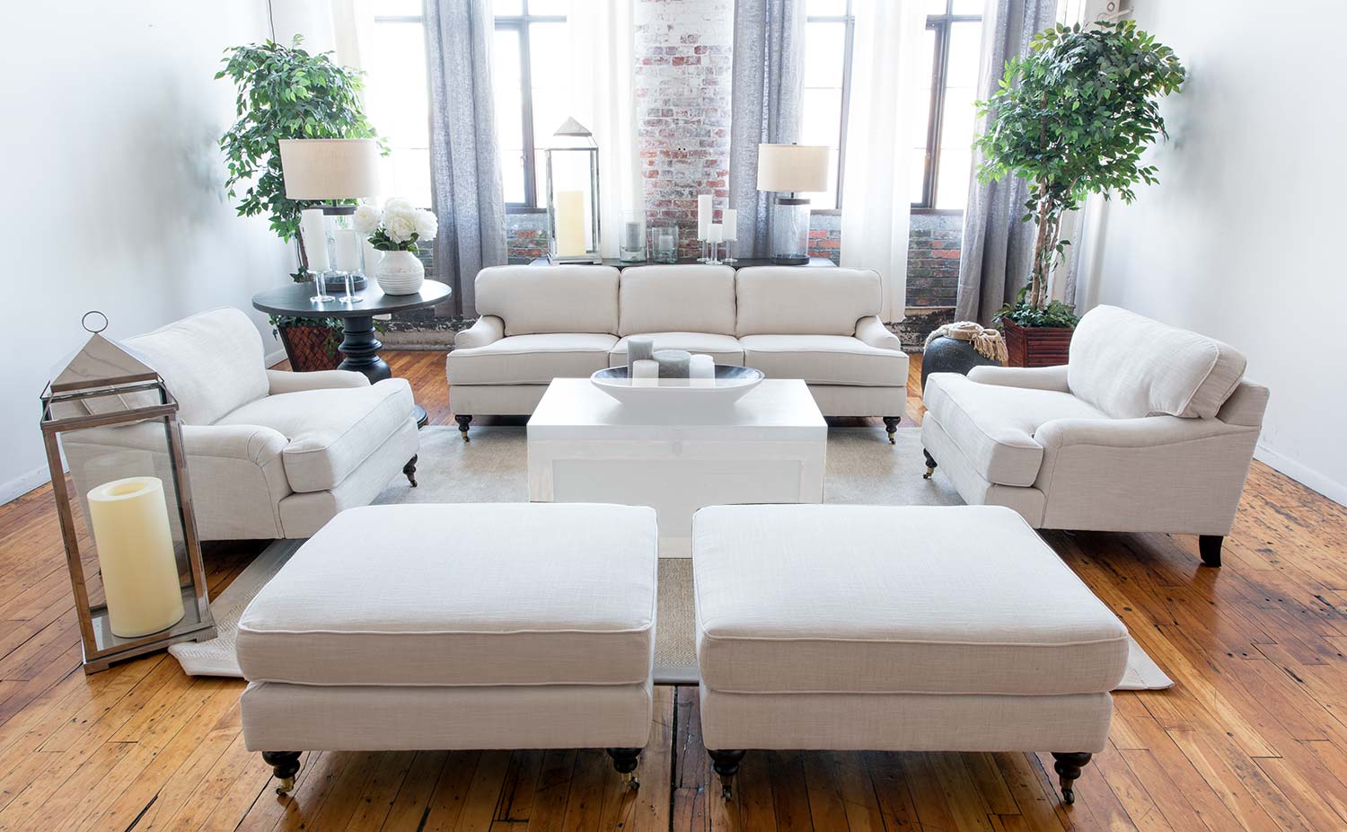 ELEMENTS Fine Home Furnishings Saint Tropez 5-Piece Fabric Sofa Set