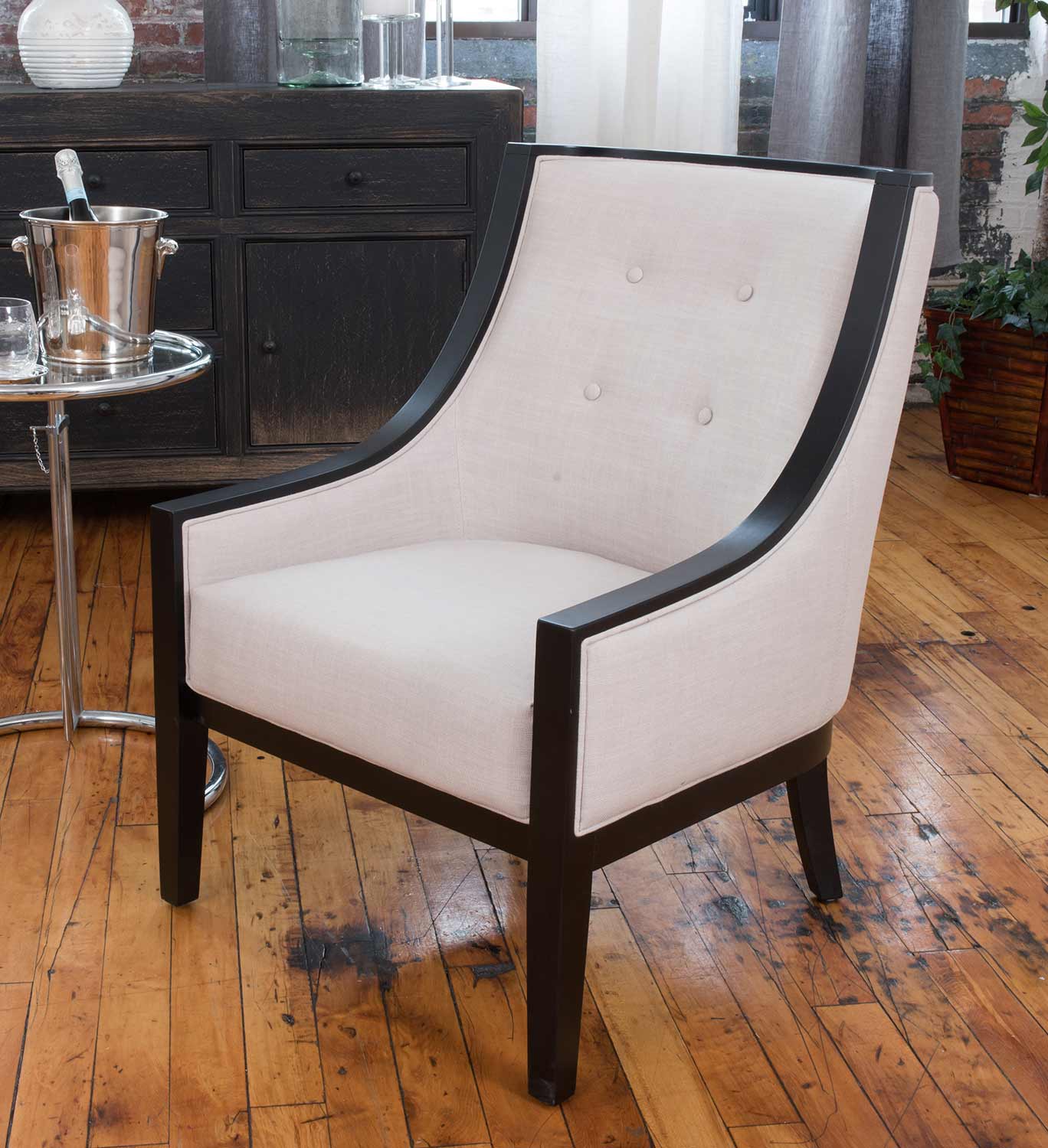 ELEMENTS Fine Home Furnishings Uptown Fabric Standard Chair - Khaki