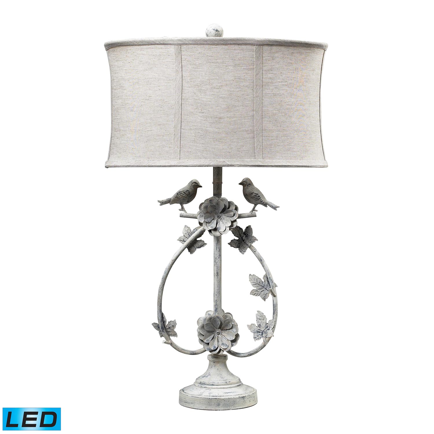 Elk Lighting 113-1134-LED Saint Louis Heights Table Lamp - Antique Whte