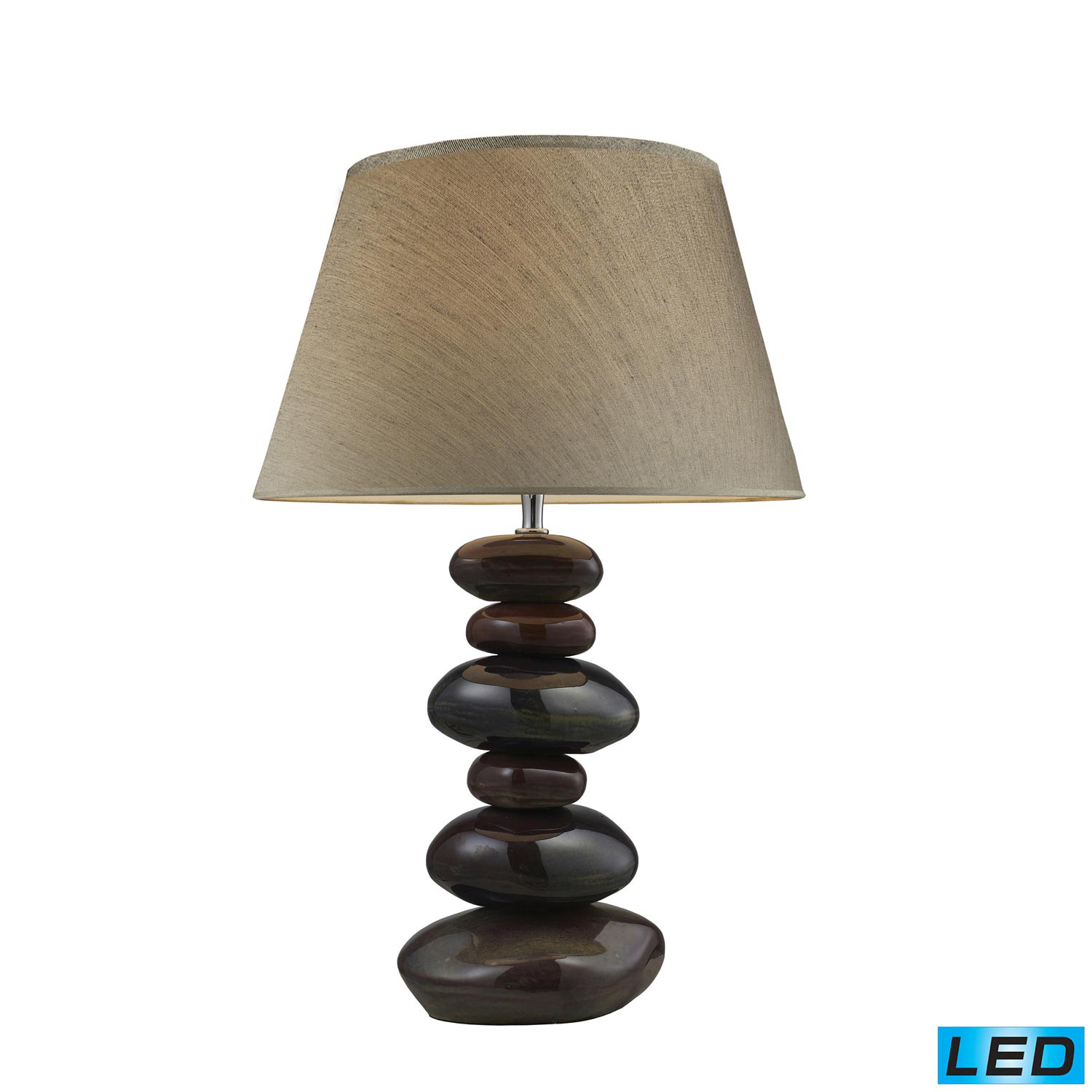 Elk Lighting 3950/1 -LED Elemis Table Lamp - Natural Stone