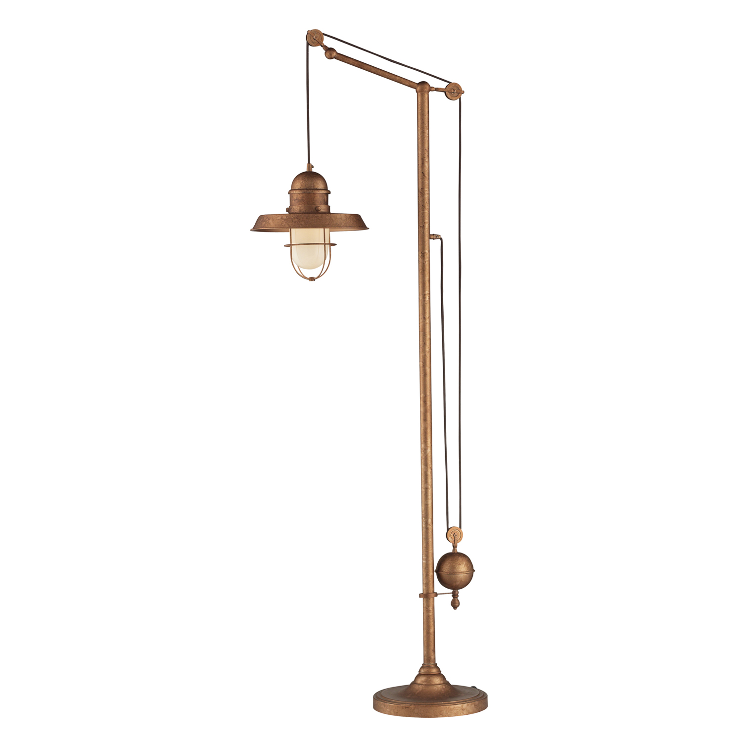 Elk Lighting 65063-1 Farmhouse Floor Lamp - Bellwether Copper