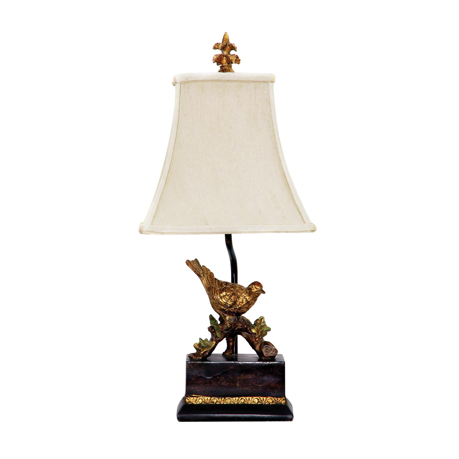 Elk Lighting 91-171 Perching Robin Table Lamp - Gold Leaf / Black