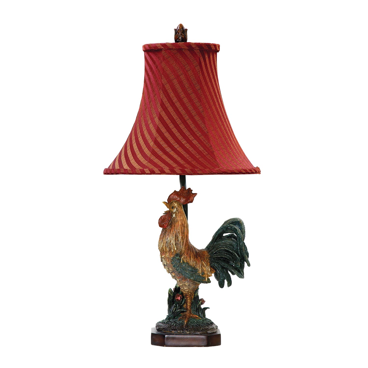 Elk Lighting 91-344 Crowning Rooster Table Lamp - Barnyard