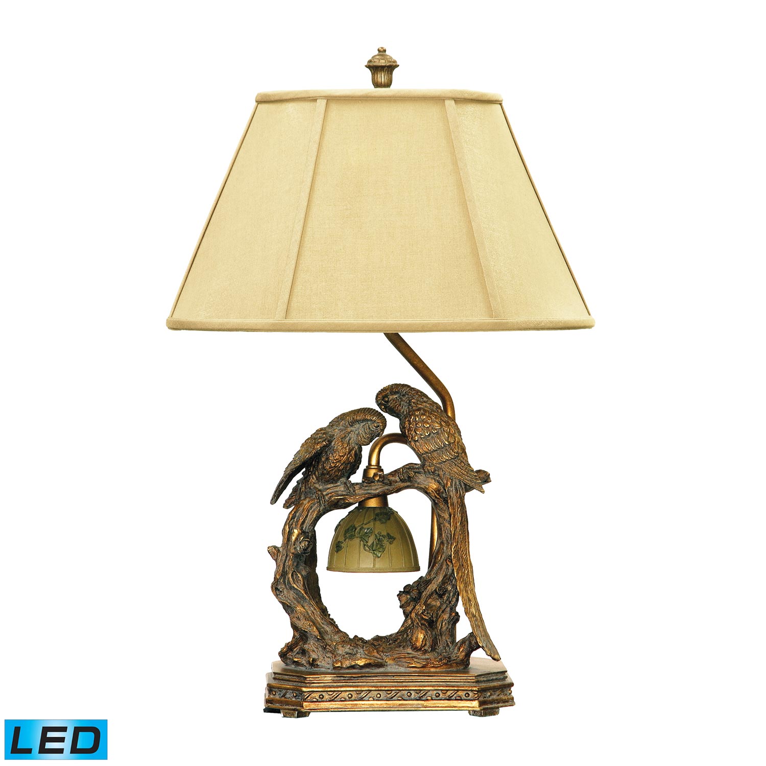 Elk Lighting 91-507-LED Twin Parrots Table Lamp - Atlanta Bronze