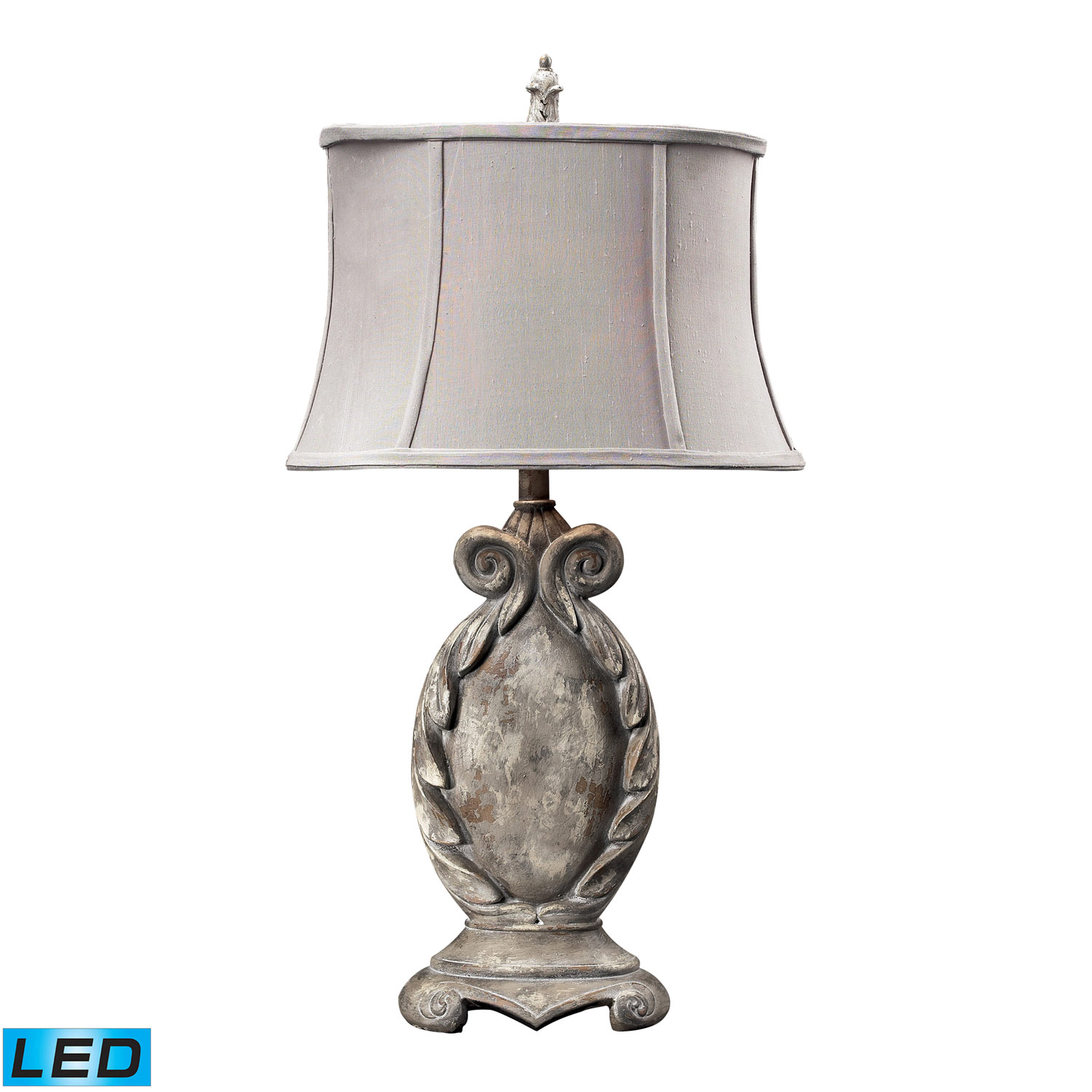 Elk Lighting 93-10006-LED Waterloo Table Lamp - Restoration Grey