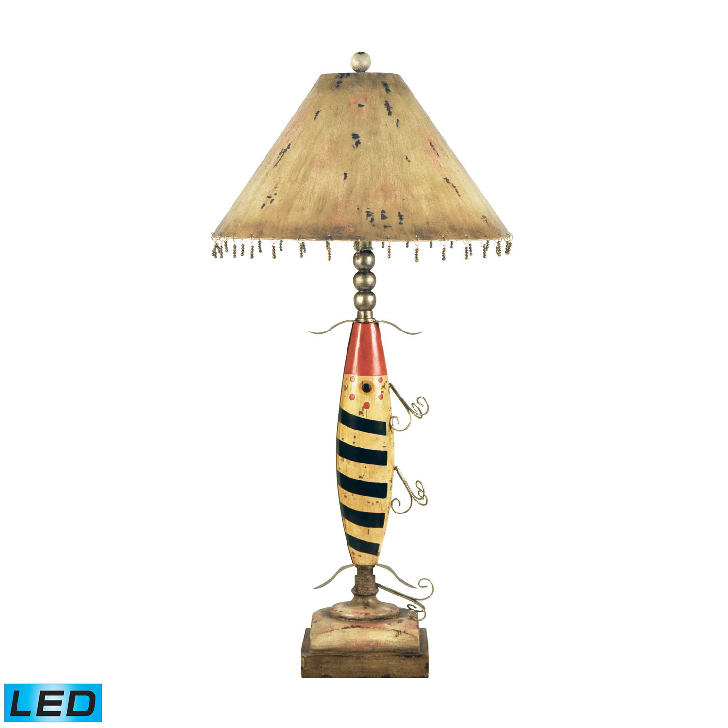Elk Lighting 93-704-LED Fishing Lure Table Lamp