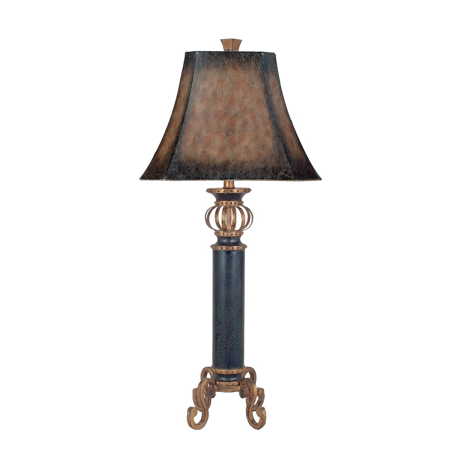 Elk Lighting 96-634 Iron Footed Column Table Lamp