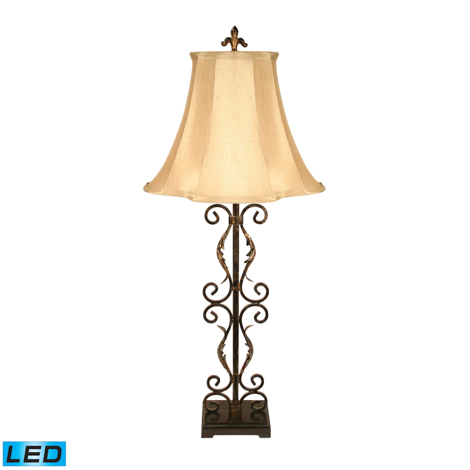 Elk Lighting 97-703-LED Ernesto Scroll Table Lamp