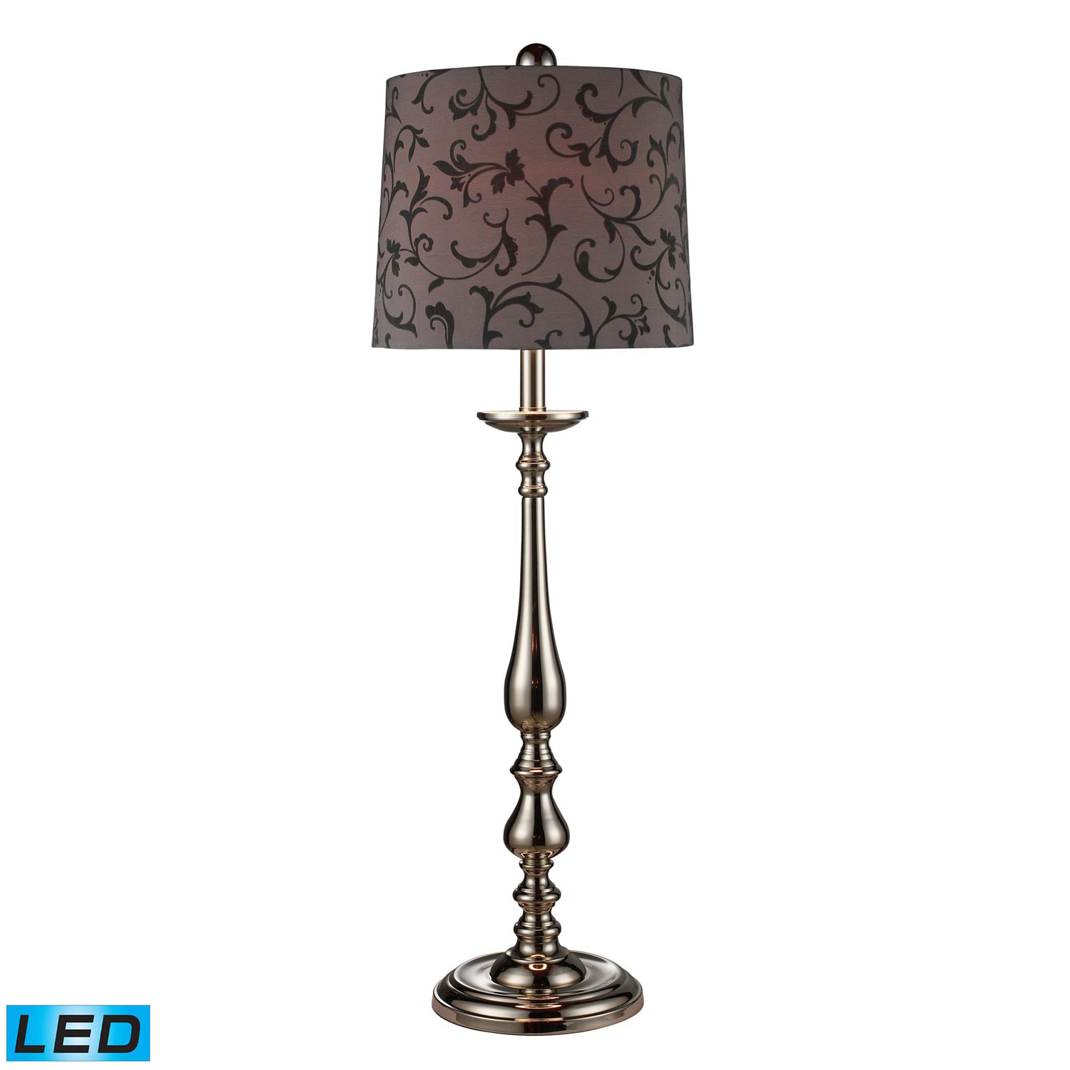 Elk Lighting D1401-LED Cassandra Table Lamp - Silver Plated