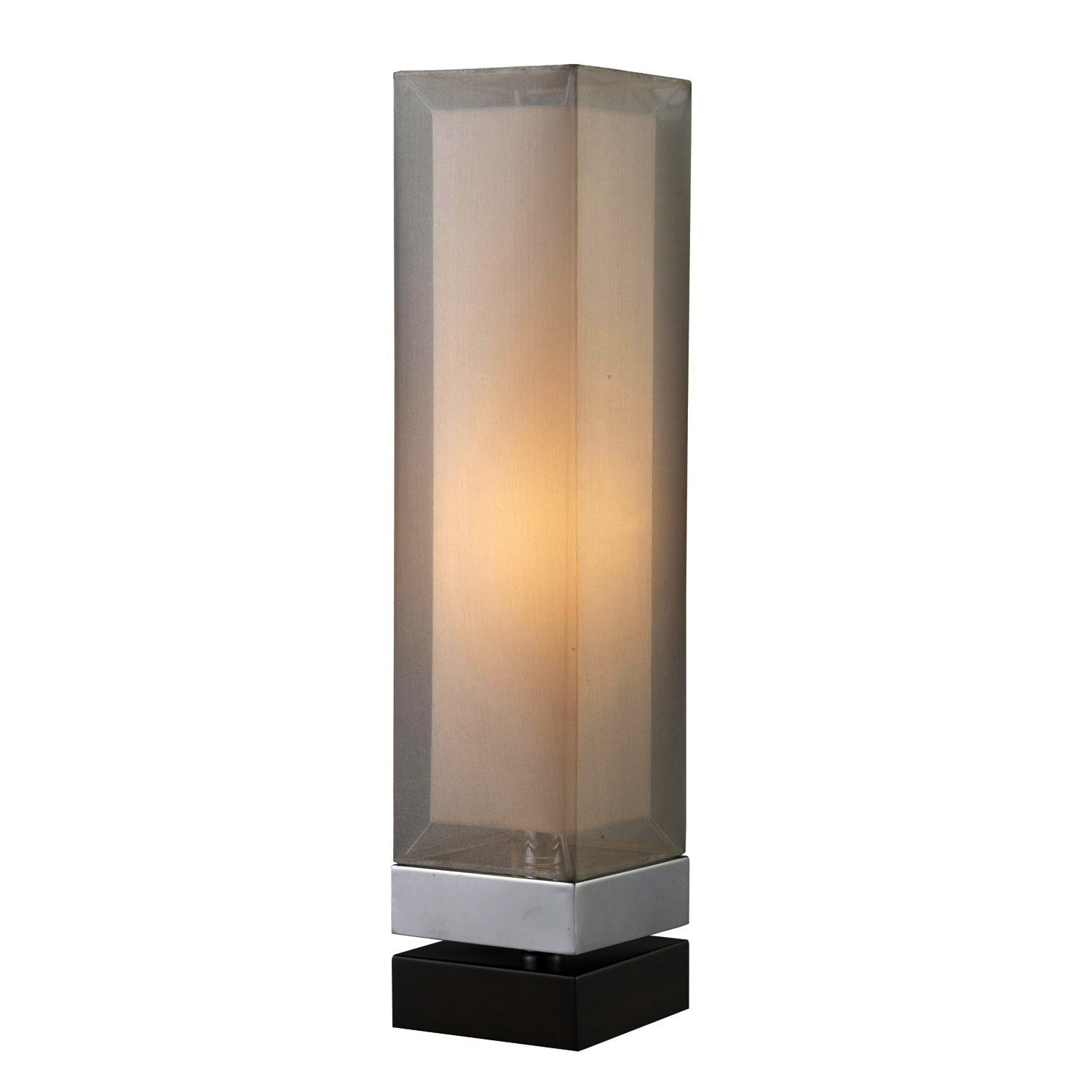 Elk Lighting D1409 Volant Table Lamp - Chrome and Espresso Painted Bass