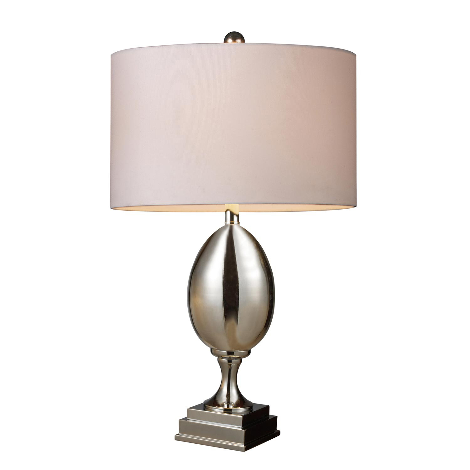 Elk Lighting D1426W Waverly Table Lamp - Chrome Plated Glass