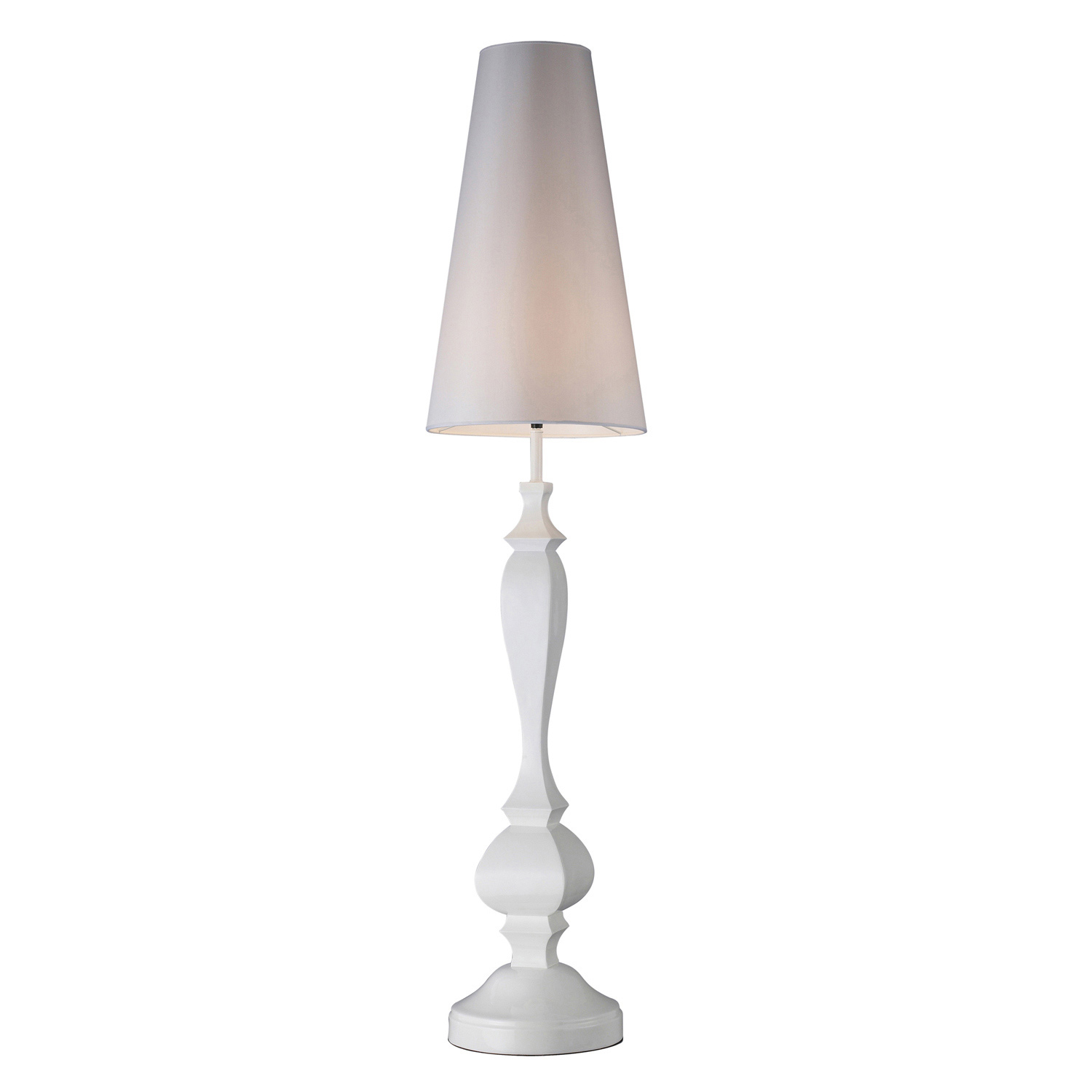 Elk Lighting D1466 Palmyra Floor Lamp - Gloss White
