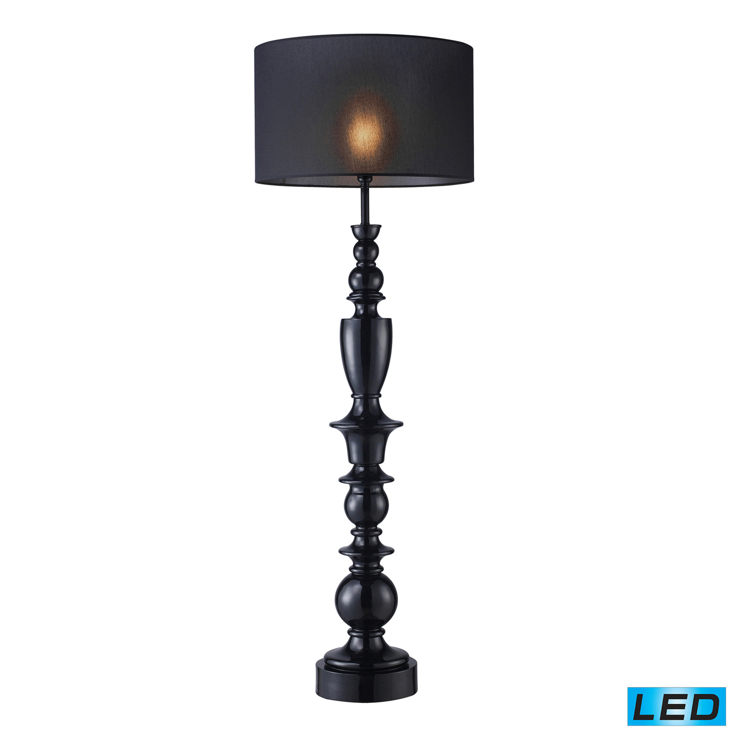 Elk Lighting D1469-LED Soho Table Lamp - Gloss Black