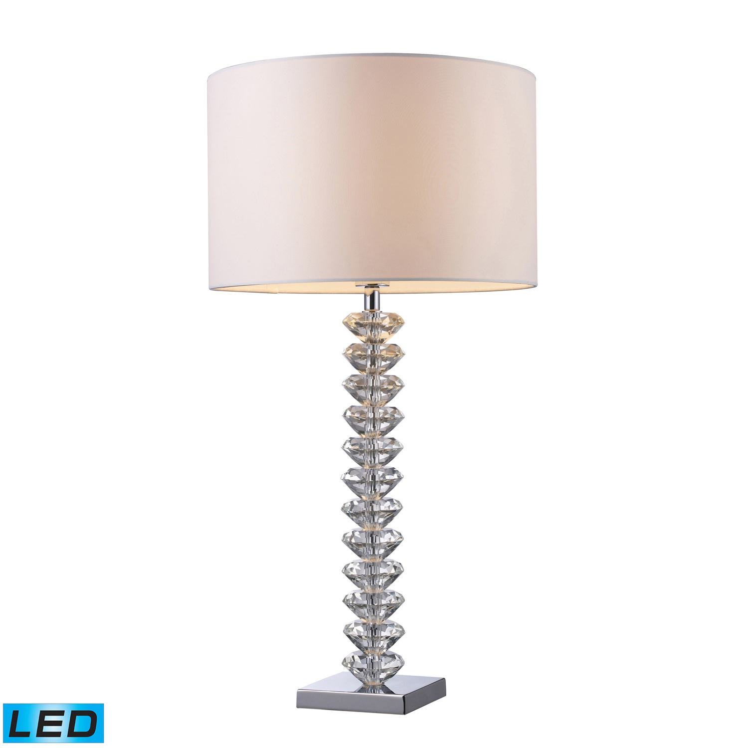 Elk Lighting D1483-LED Modena Table Lamp - Clear Crystal