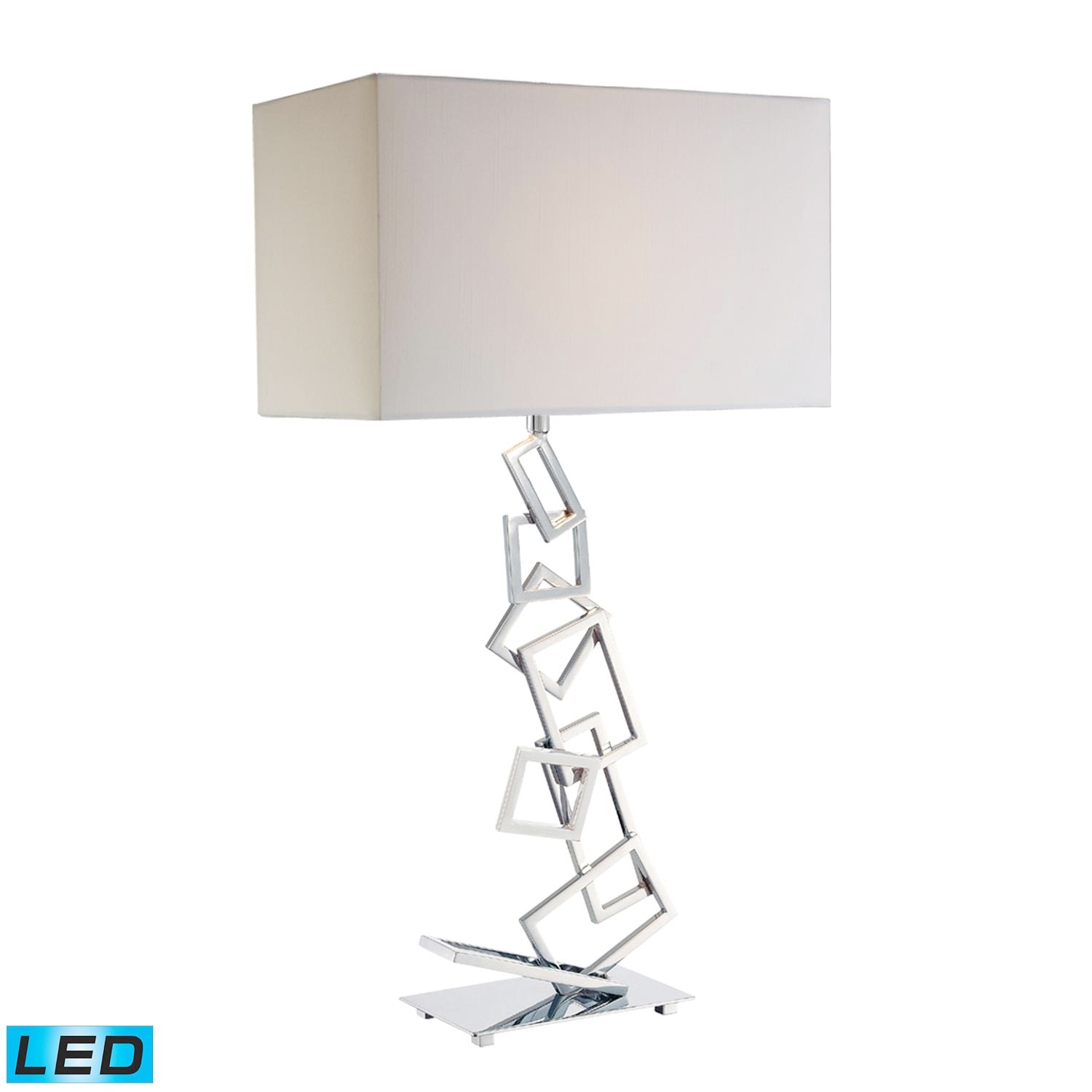 Elk Lighting D1510-LED Warren Table Lamp - Chrome